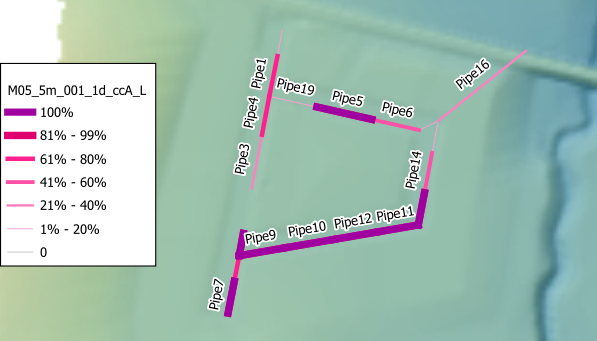 Example of the ccA GIS Layer Highlighting Culvert Performance