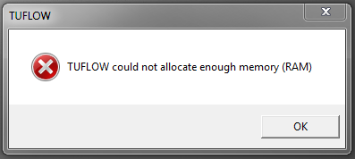 **TUFLOW RAM Error**