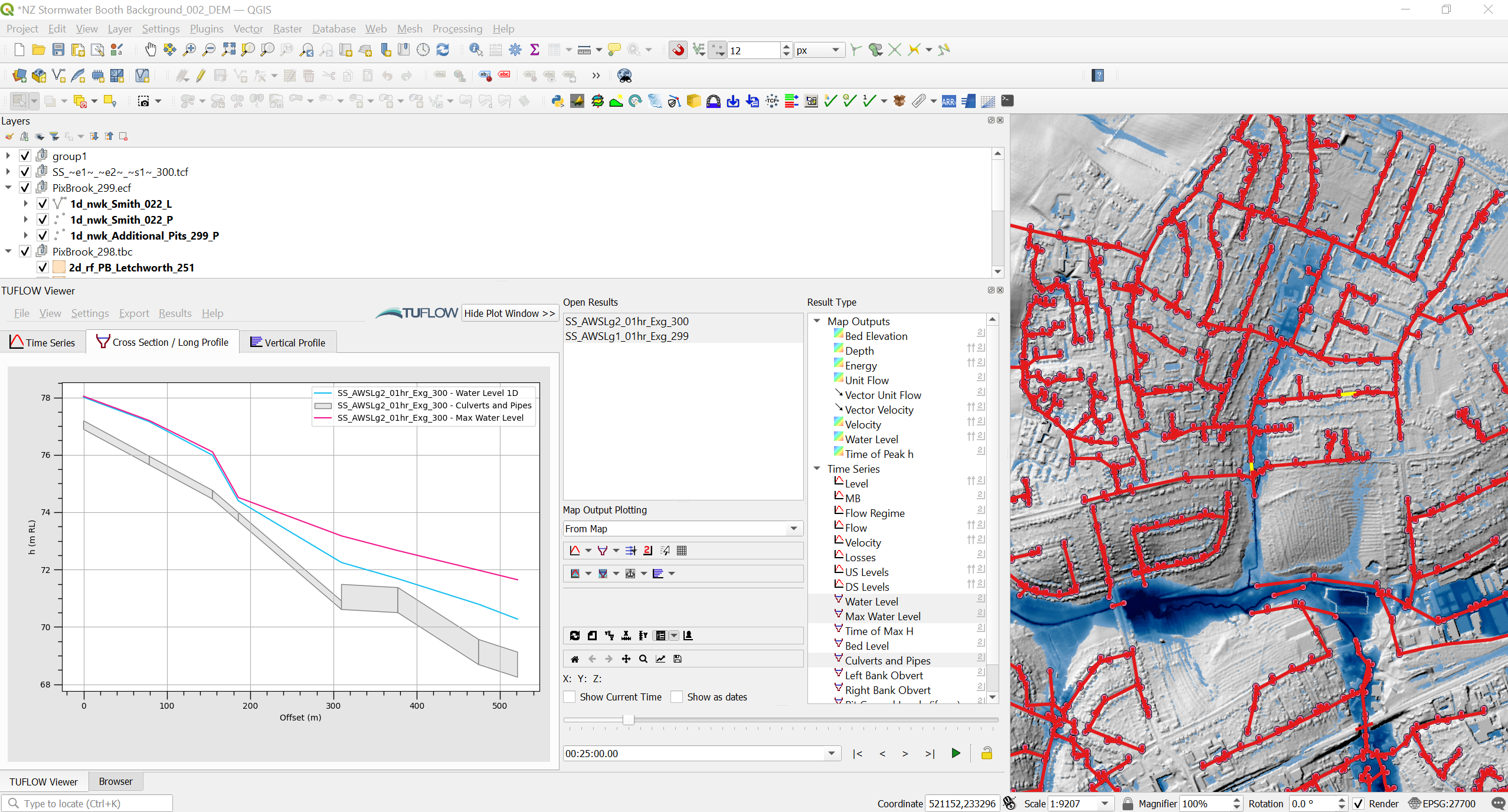  QGIS with TUFLOW Viewer